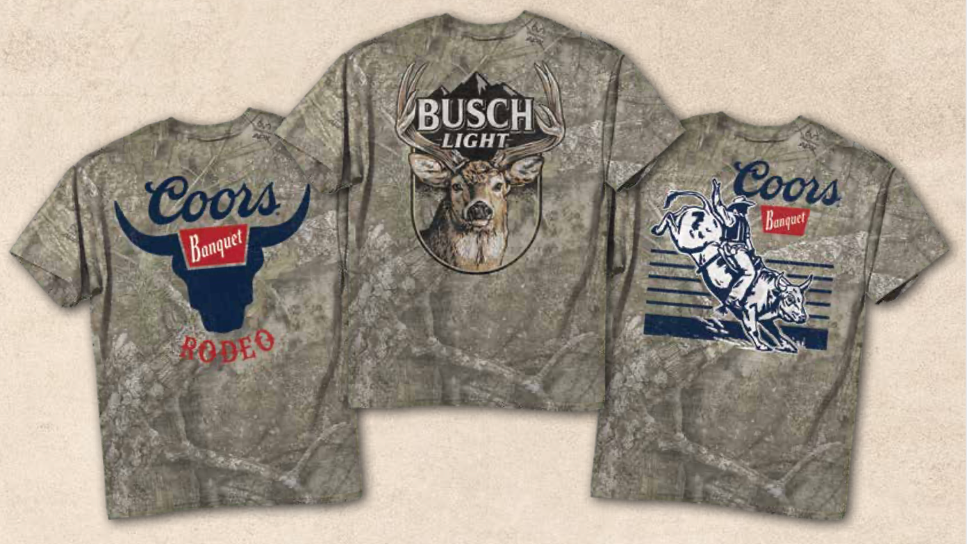 NEW! Licensed Camo Tees 367